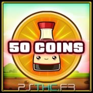 50 coins collected