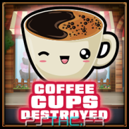 Coffee cups destroyed