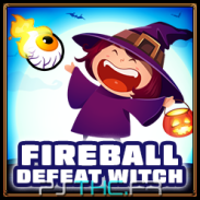 Witch defeated with fireball