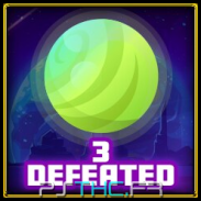 3 planets defeated