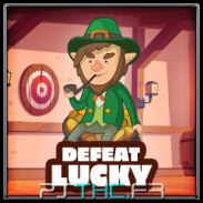 Lucky defeated