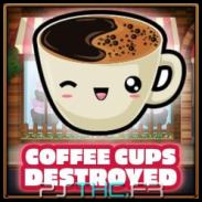 Coffee cups destroyed
