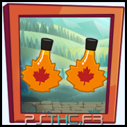 Collect 2 maple syrup bottles