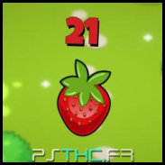 Collect 21 strawberries