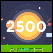 Accumulate 2500 points in total