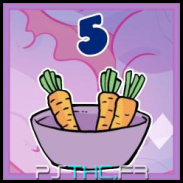 5 carrots
