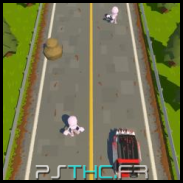 Run over 10 pink Zombies