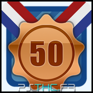 Complete 50% of jobs with a Bronze or better medal